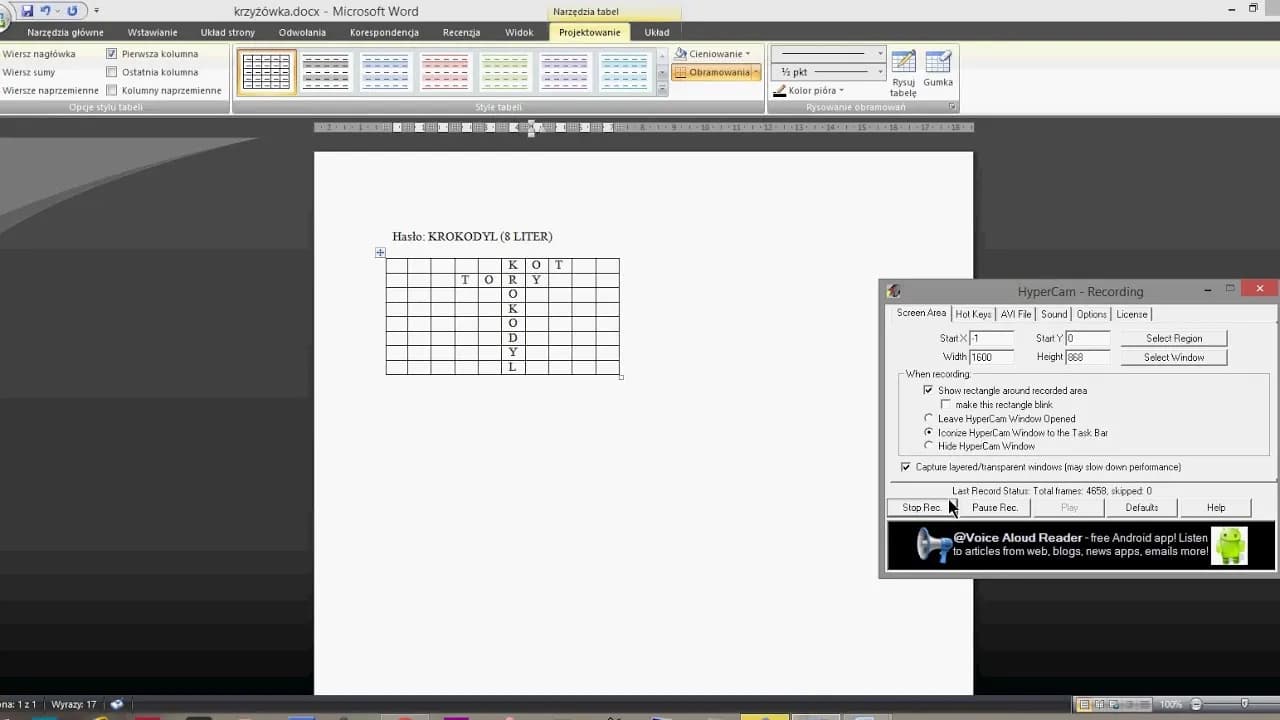 Jak szybko i sprawnie zrobić krzyżówkę w PowerPoint - 5 prostych kroków