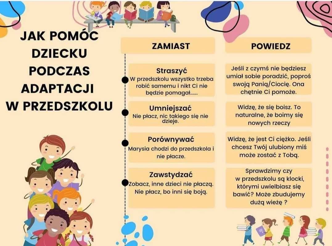 Adaptacja w przedszkolu: 10 skutecznych rad dla rodziców maluchów