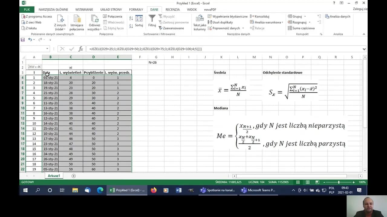 Jak obliczyć medianę w Excelu: Prosty sposób na analizę danych