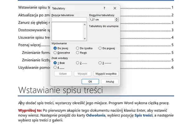 Jak wstawić spis treści w Wordzie – proste kroki, które musisz znać