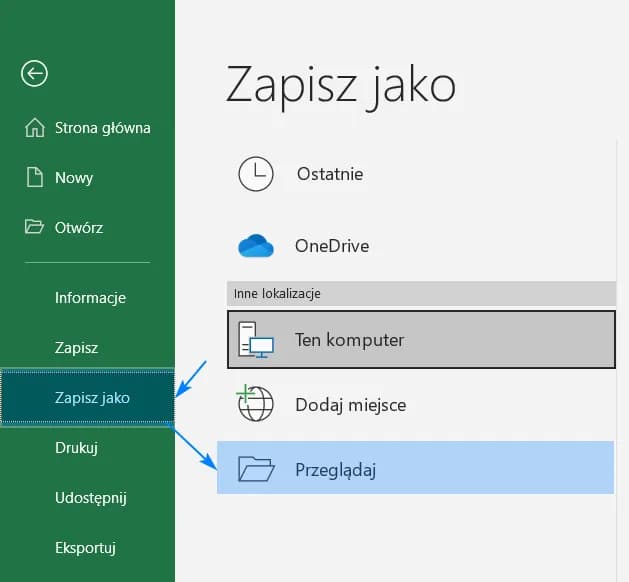 Prosty sposób jak zapisać wykres z Excela jako PDF - instrukcja obsługi