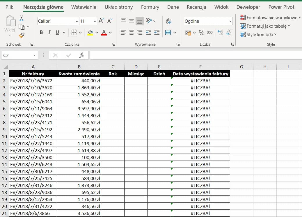 Excel: 5 prostych sposobów na rozdzielenie zawartości komórki