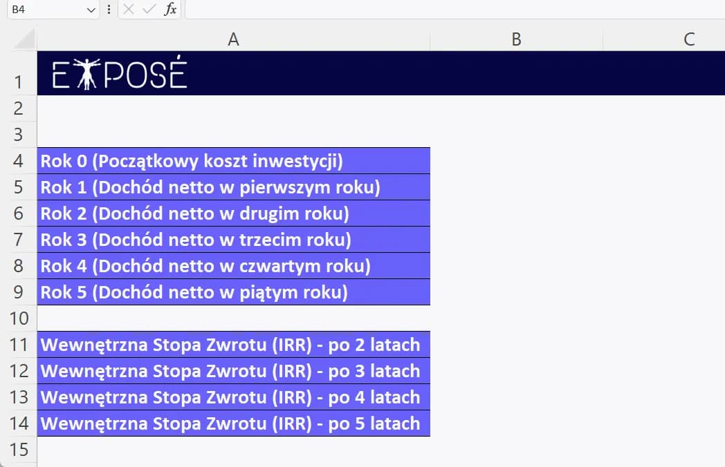 Jak obliczyć IRR w Excelu: Prosta metoda analizy inwestycji