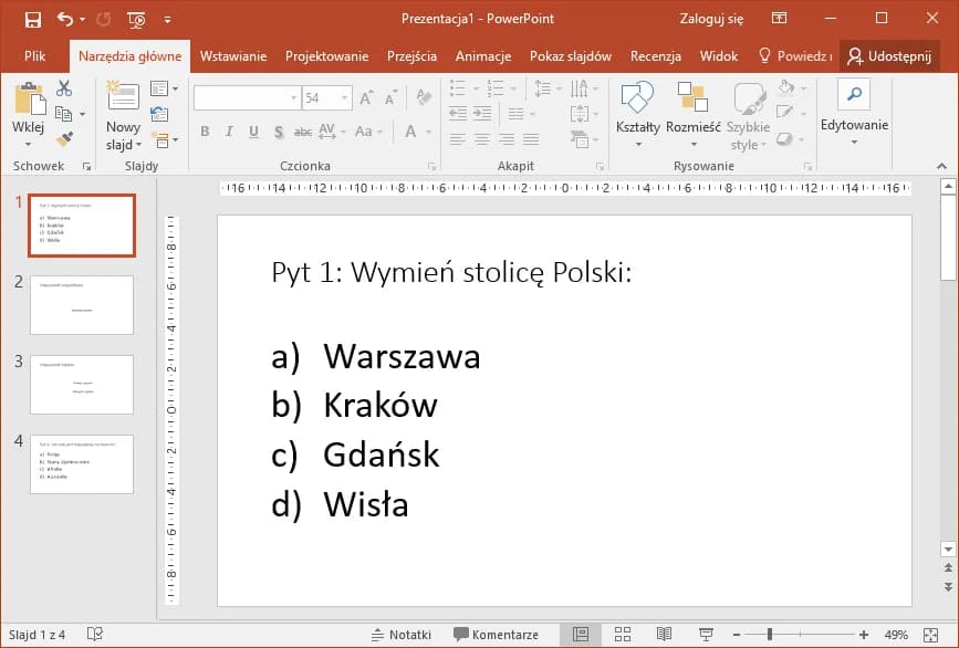 Jak zrobić quiz w PowerPoint: Prosty sposób na interakcję