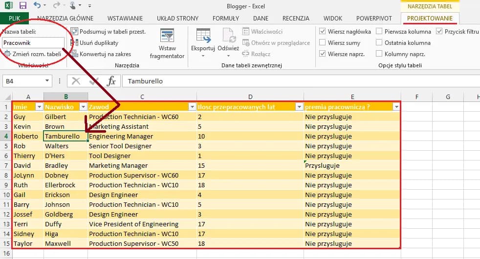 Jak nazwać tabele w Excelu? Praktyczny poradnik dla każdego