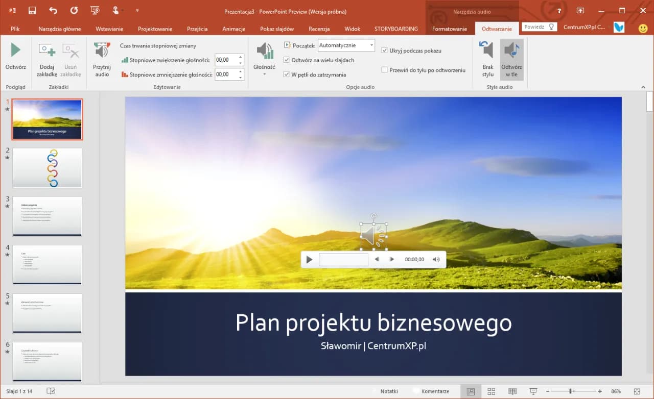 Jak łatwo dodać muzykę do prezentacji PowerPoint: 5 prostych kroków