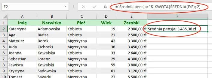 Jak łatwo scalić komórki i połączyć tekst w Excelu: 5 metod