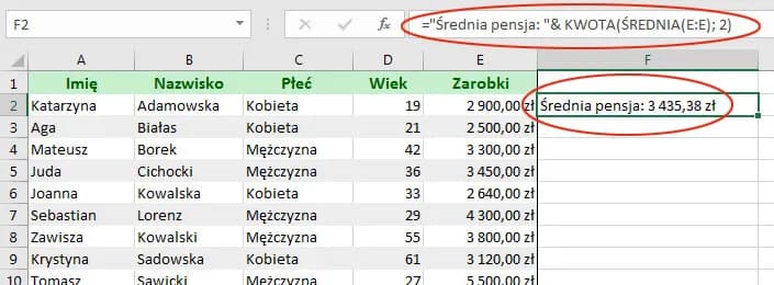 Jak łatwo scalić komórki i połączyć tekst w Excelu: 5 metod